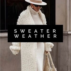 Cozy Cream Chunky Knit Women's Sweater Coatigan